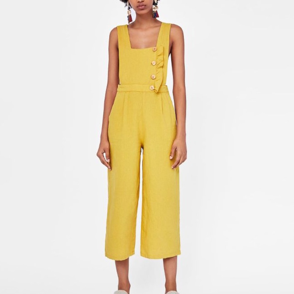 Zara Yellow Jumpsuit